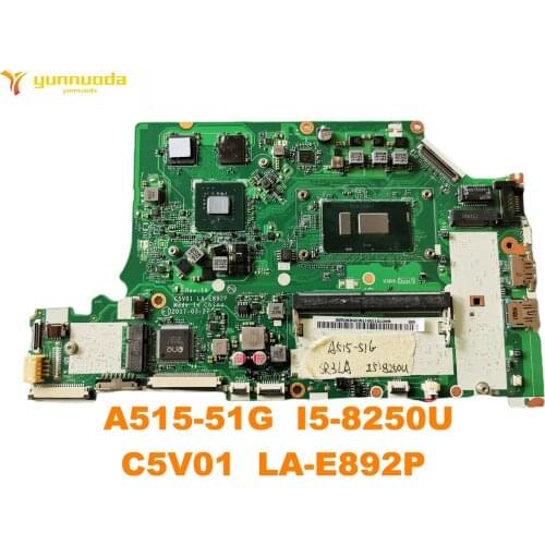 Original for ACER A515-51G laptop motherboard A515-51G I5-8250U C5V01 LA-E892P tested good free shipping