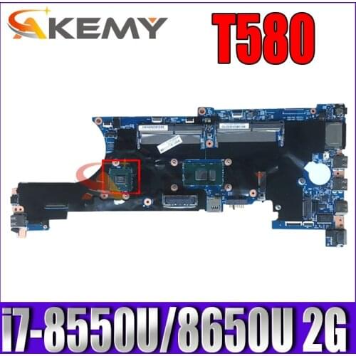 For Thinkpad P52S T580 Laptop Motherboard CPU:i7-8550U/8650U GPU:2G 17812-1 DDR4 FRU 01YR246 01YR264 01YR277 01YR276 01YR247