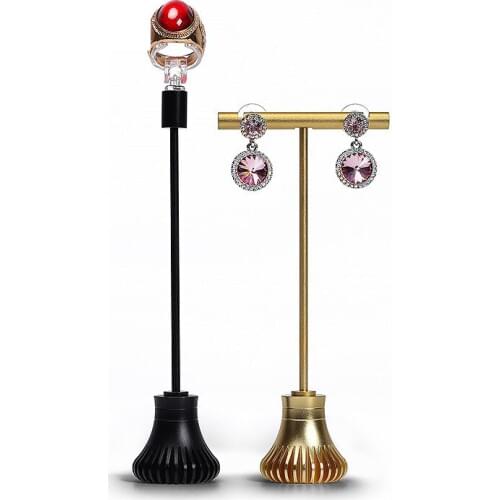 Metal creative earrings shelf display stand support shop special jewelry stand vertical storage rack ring base