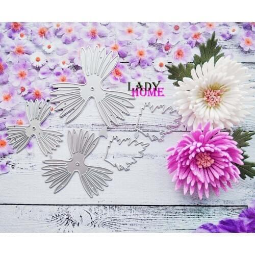 Fashional Flower Metal Cutting Dies Cut Die Mold Flower Decoration Scrapbook Paper Knife Mould Blade Punch Stencils Dies Cut New