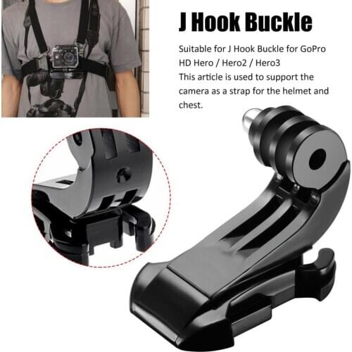 New J-Hook Buckle Surface Mount For Gopro Accessories 1PCS For GoPro Hero 4 3 Yi SJCAM SJ4000 SJ5000 SJ7000 Action Camera