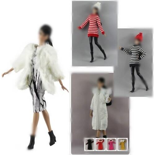 30cm Doll Dress Fashion Clothes handmade outfit For Barbie Doll for licca Accessories Baby Toys Best Girl' Gift