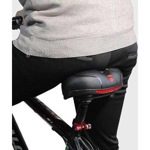 Mountain Bike Saddle With Reflector Mtb Super Comfortable Saddle Bicycle Riding Seat Cushion Estera De Montar Riding Accessories