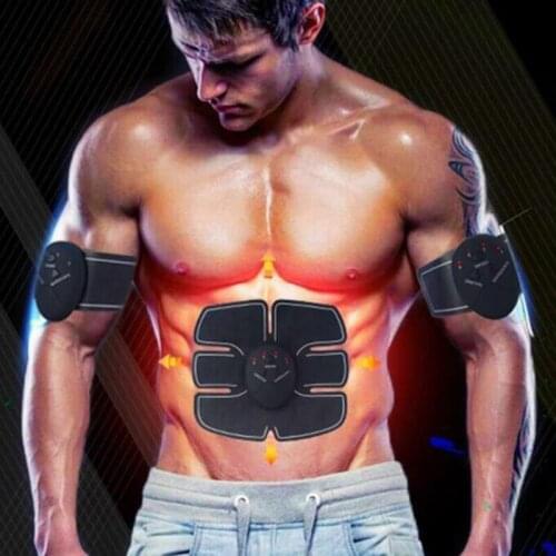 Muscle Stimulator ABS Muscle Stimulator Electric Stimulation Abdominal Belt EMS Trainer Massage Anti Cellulite Massager