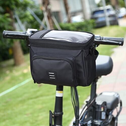 MTB Bicycle Cycling Insulated Front Bag Basket Pouch Biking Portable Bike Handlebar Phone Holder Dustproof Cycling Parts