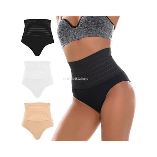 Women High Waist Shaping Panties Breathable Slimming Tummy Underwear Butt Lifter Seamless Panties Shaperwear