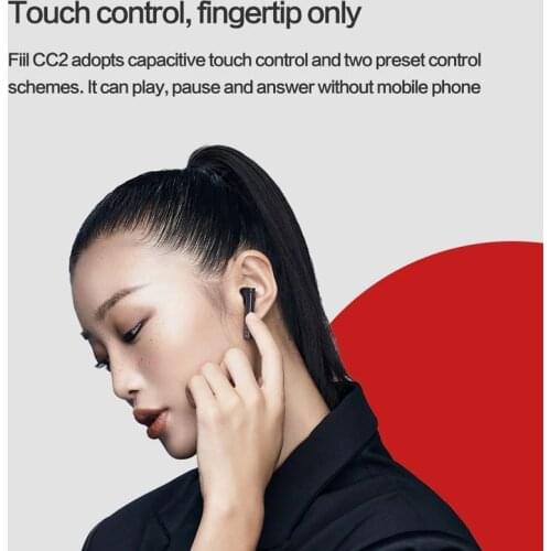 Youpin Fiil CC2/CC TWS Wireless Earphones Bluetooth 5.2 Headset Noise Canceling Sport EarBuds ENC Headsets For Android And Apple