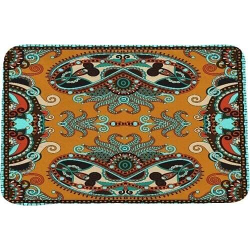 Ethnic Style National Customs Rug Hallway Carpets and Rugs for Bedroom Living Room Carpet Kitchen Bathroom Anti-Slip Floor Mats
