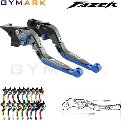 For Yamaha FZX750 FZX 750 Fazer 1986-1998 1997 1997 1996 1995 1994 CNC Extendable Folding Clutch / Brake Levers 17 Colors