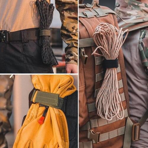 1PC Multi-purpose Glove Hook Military Fan Outdoor Tactical Gloves Climbing Rope Storage Buckle Adjust Camping Glove Hanging