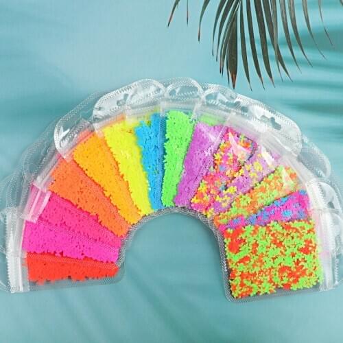 10/5 Bags Neon Color Butterfly Paillettes Nail Sequins Glitter Nails Art Decorations Sequin DIY Manicure Design Nail Accessories
