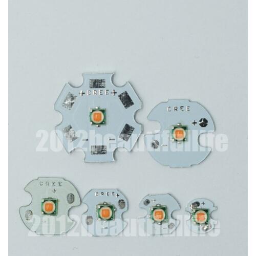 10pcs/lot 3w 400nm-840nm 3535 led diode full spectrum led on 8mm 10mm 12mm 14mm 16mm 20mm PCB
