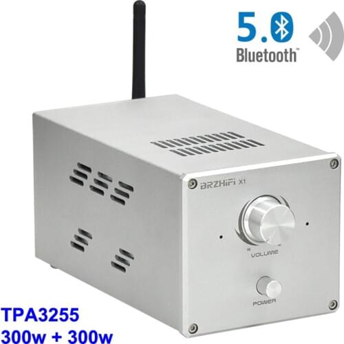 2*300W TPA3255 APTX-HD Bluetooth 5.0 High Power Amplifier NE5532 DAC 2.0 Channel PCM5102A Hifi Stereo Class D Audio Digital AMP