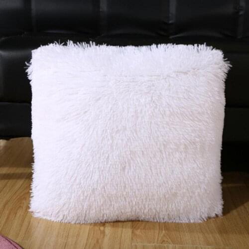 50%HOTWarm Soft Fluffy Throw Pillow Case Cover Cushion Home Bed Sofa Car Decoration