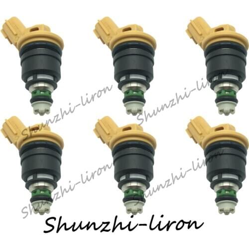6pcs 550cc Fuel Injector 16600-RR543 For nissan 300ZX Z32 RB25DET VG30DETT SR20DET KA24