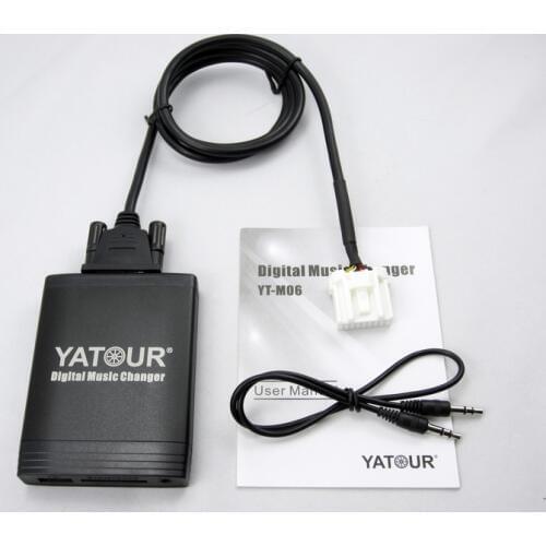 Yatour Digital Music Changer USB SD AUX MP3 Interface for Mazda 2 3 5 6 BT-50 CX-7 MX-5 RX-8 MPV Tribute for Mazda 323 SPD Cx7