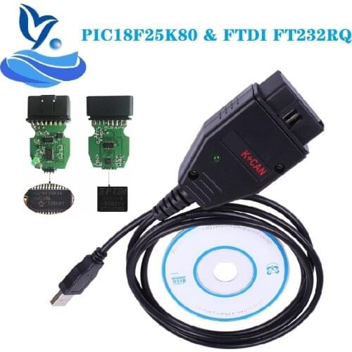 For VAG K+CAN Commander 1.4 Diagnostic Scanner tool for VAG 1.4 COM cable For vag PIC18F25K80 FTDI FT232RQ Chip