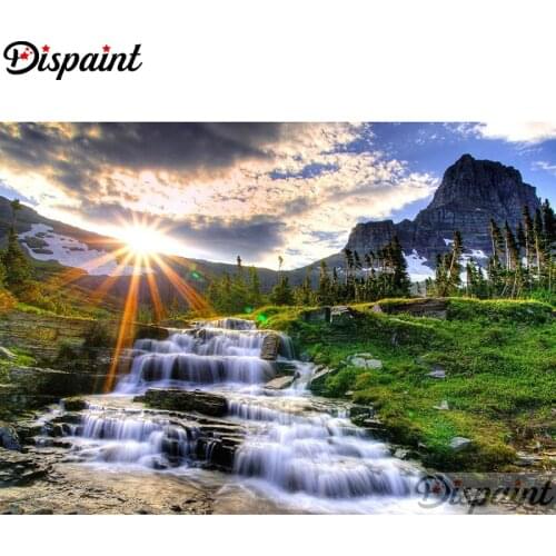 Dispaint Full Square/Round Drill 5D DIY Diamond Painting "natural scenery"3D Embroidery Cross Stitch Home Decor Gift A12137