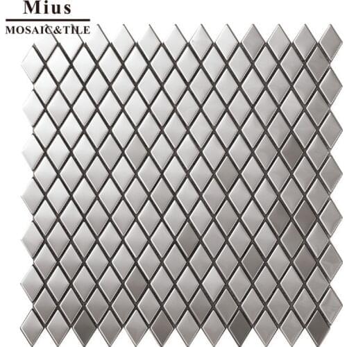 Home decoration various tile designs metal mosaic tile hexagonal strip pebble oval rhombus