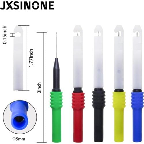 JXSINONE P30009 5PCS Insulation Wire Piercing Probes, Automotive Diagnostic Test Accessories Repair Tools Needle, Back Probe kit