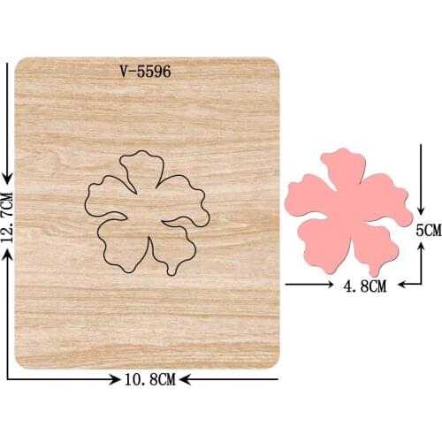 New flowers wooden dies cutting dies for scrapbooking Multiple sizes V-5596
