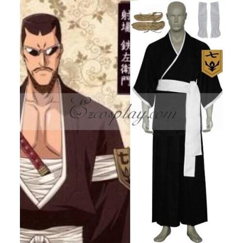 Bleach 7th Division Lieutenant Iba Tetsuzaemon Cosplay Costume E001