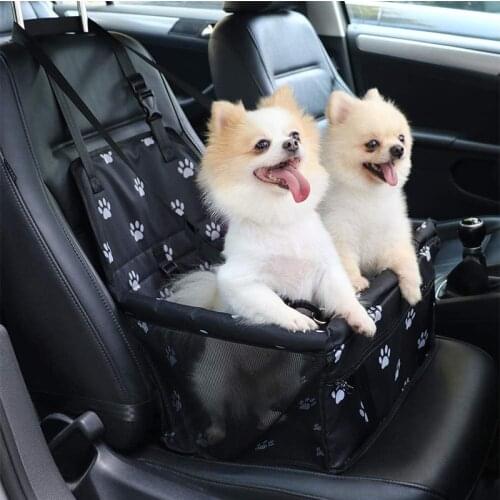 Pet Dog Carriers Car Seat Cover Mats Cat Puppy Bag Car Travel Folding Hammock Waterproof Front Back Dog Bag Basket Pet Carriers