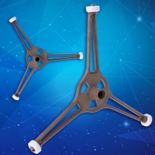 Microwave Oven Plastic Triangle Shaped Tray Support For 24.5cm Flat Glass Plate Y98B