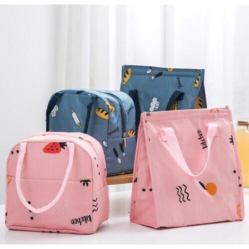 Food Preservation Portable Lunch Bag Waterproof Oxford Durable Handbag Large Thick Outdoor Picnic Insulation Thermal Tote Box