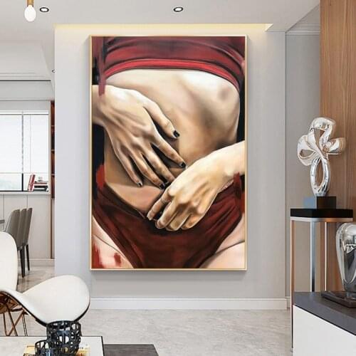 Sexy Women Body Art Canvas Painting Nordic Wall Art Posters and Prints Cuadros Modern Wall Pictures for Living Room Home Decor