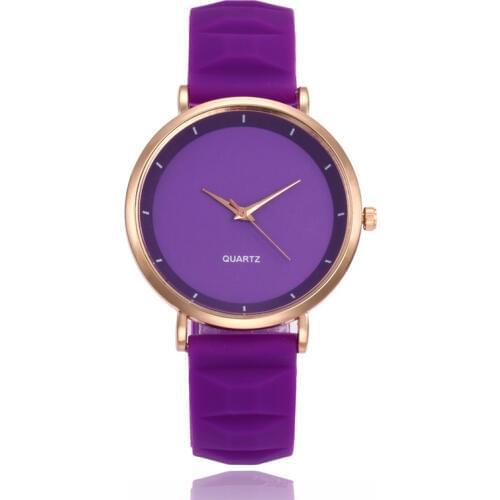 Sport Watches Women Purple Fashion Casual Quartz Wristwatches Colorful Silicone Sports Watch for Child Montre Femme Reloj Mujer