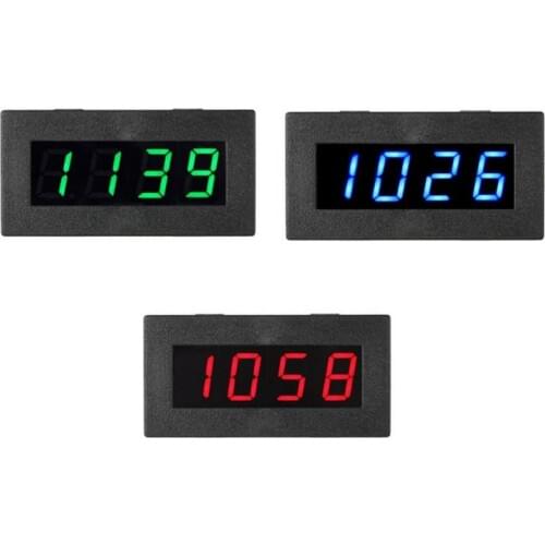 High Quality Universal 4LED Digital Frequency Tachometer Speed Meter RPM Tester 5-9999R/M DC8-15V C5P3 Car Accessories