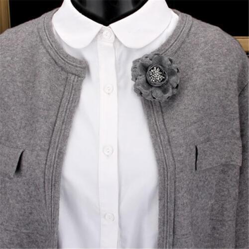 Fashion Brand Flower Brooches For Women Clips Wedding Brooch Pins Men Jewelry Gifts