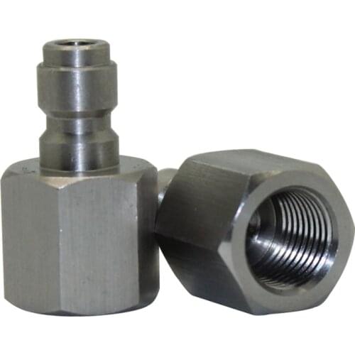 10pcs/lot Stainless Steel 8mm Male Quick Disconnect with Female Thread 1/8NPT,1/8BSP,M10*1,3/8UNF