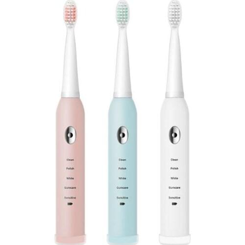 15Set/Lot Portable Five Speed USB Charging Electric Toothbrush Intelligent Automatic Ultrasonic Vibration Toothbrush HA2014