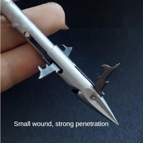 2pcs 140mm Powerful Barbed Deep Water Shooting Fish Dart Slingshot Fishing Catapult Fish Slingshot Arrow Catapult Dart