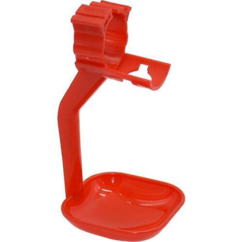 25pcs Plastic Poultry Chicken Duck Hanging Cup Drinking Fountains Birds Water Bowl Nipple Drinker Feeder Watering Supplies