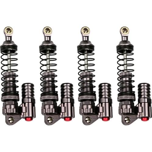4Pcs Aluminium Alloy 90Mm Absorber Shocks For 1/10 Scale Rc Rock Crawlers Axial Scx10 D90 Truck