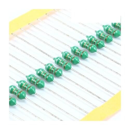 50pcs/lot 0410 Color Ring Inductors 470uh 471k Axial RF Choke Coil 1/2W Inductance DIP 1 6.8 10 22 47 68 100 150 220 330 470 uH