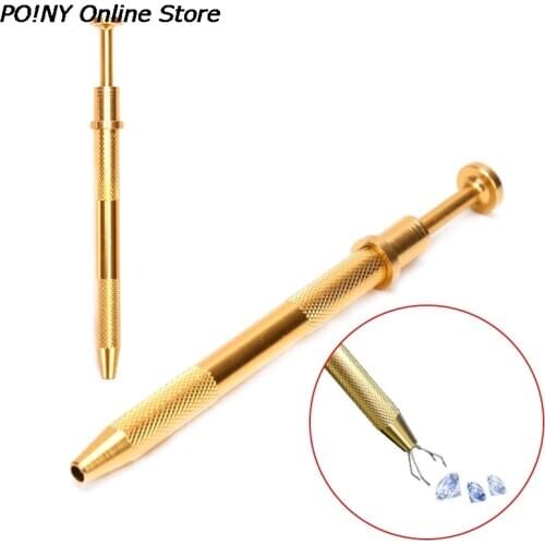 Jewelry Bead Gem Holder Pick-Up Tool Diamond Gems Prong Tweezer Catcher Grabber DIY Jewelry Ring Earring Making Tool For Jeweler