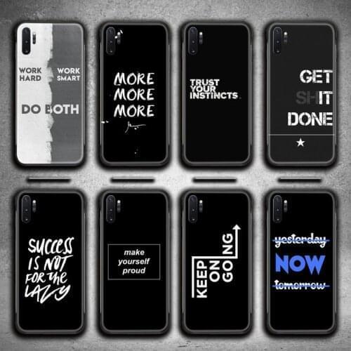 Maxim motivational text Phone Case For Samsung Galaxy Note20 ultra 7 8 9 10 Plus lite J7 J8 Plus 2018 Prime M21