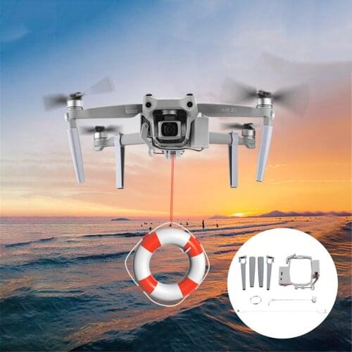 Drone Airdrop For DJI Mavic Air 2/2S System Landing Gear Fishing Bait Wedding Proposal Delivery Dispenser Thrower Rescue Device