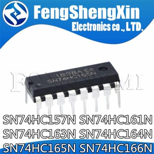 10pcs/lot New SN74HC165N 74HC165 74HC165N DIP-16 8-BIT PARALLEL-LOAD SHIFT REGISTERS IC