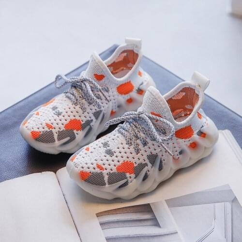 Summer Kids Sneakers Children Girls Boys Casual Running Sports Shoes Breathabel Soft Sole Toddler Socks Walking Shoes Zapatillas
