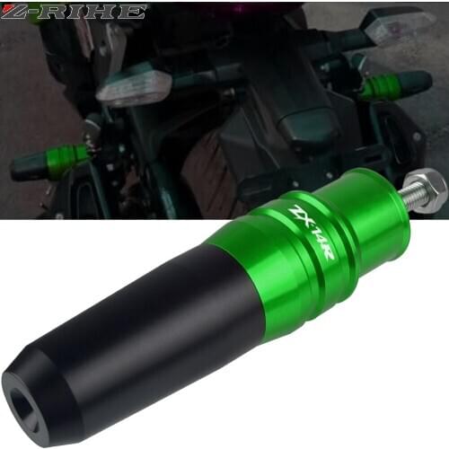 New Motorcycle Accessories Aluminum Crash Exhaust Slider Crash Pads Protector For KAWASAKI ZX14R ZZR1400 Ninja ZX-14R ZZR 1400