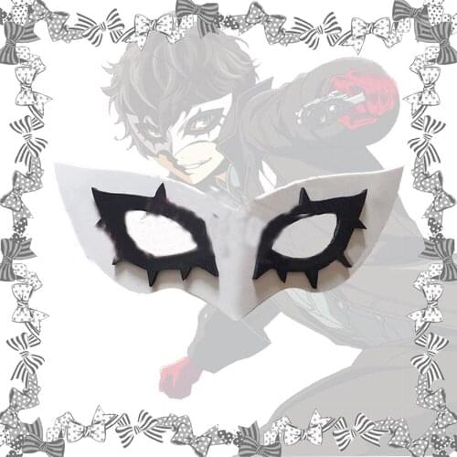 Persona 5 Kurusu Akira Cosplay Eyeglasses Mask Helmet Eye Glass Halloween Carnival Cosplay Costume Accessories