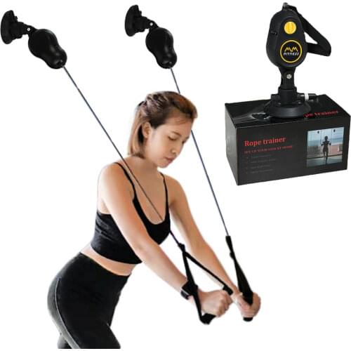 Sucker Resistance Rope Trainer Chest Biceps Triceps Muscles Training Equipment for Home Gym Fitness