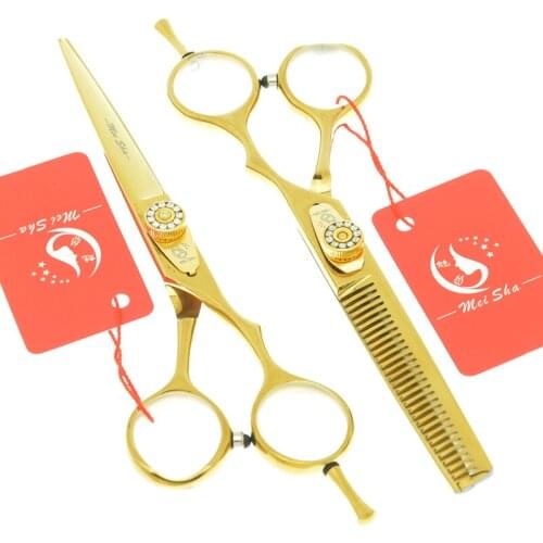Professional Pet Scissors for Dog Grooming Japan Steel 5.5" 6.0" Dog Hair Cutting Shears Thinning Scissor Animal Trimmers A0068A