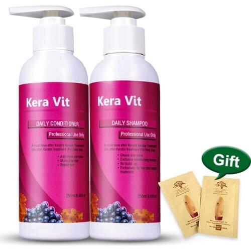 Hair Shampoo and Hair Conditioner for Treatmenting and Nourishing 250ml Care Best Hair Product After Straight Free Shipping