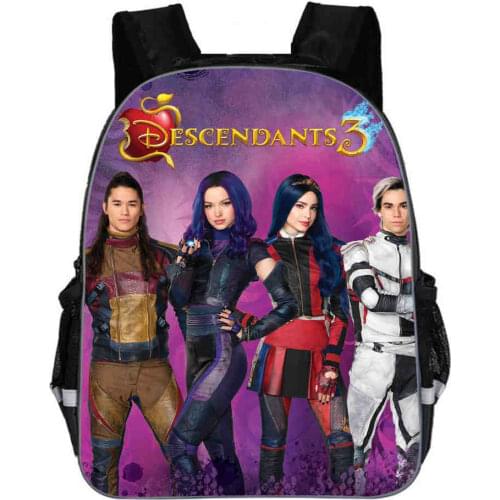 Disney Descendants Students School Bag for Girls Teenagers Backpack School Supplies Package Shopping Shoulder Bag